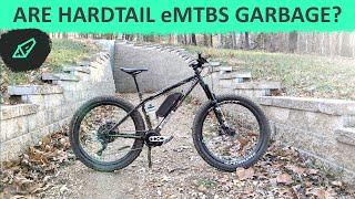 Most Hardtail eMTBS are Awful - Can I Make One That's Actually Good? First Ride on my eBIKE Hardtail