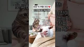 싸운 뒤 커플 반응 차이ㅋㅋ