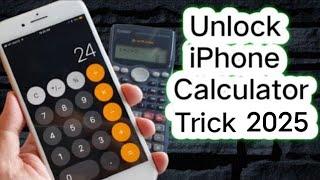 How To Unlock Your iPhone By Calculator 100% 2025 | Unlock iPhone Calculator Magic Trick | iOS 15.2