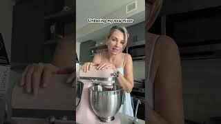 Unboxing my new KitchenAid mixer #kitchengadgets