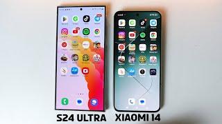 Xiaomi 14 Vs Samsung Galaxy S24 Ultra Full Comparison/Screen/Speed