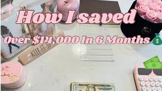 How I Saved Over $14,000 in 6 Months Using  Saving Challenges|#budgeting #money #save#cashstuffing