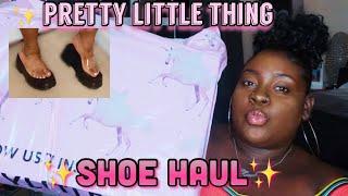 PRETTY LITTLE THING SHOE HAUL+ ACCESSORIES| CIERRA MONET