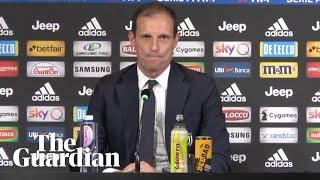 Juventus coach Allegri emotional after sacking: 'I won't cry now. I cried enough yesterday'