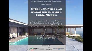 IACCW Webinar: Buying Real Estate in L.A. as an Expat and other Cross-border Financial Strategies