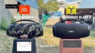 JBL Boombox 3 vs Tribit StormBox Blast 2