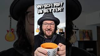WHICH RIFF IS BETTTER? #acdc #rockmusic #rocknroll #guitarriff #guitarist #rock #riffs