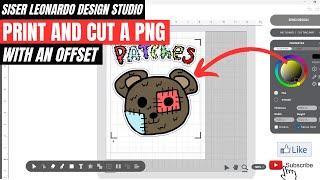 Siser Leonardo Design Studio - Print and Cut a PNG with an Offset - Siser EasyColor DTV