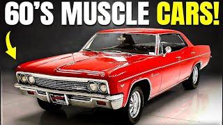 10 Best Classic Muscle Cars from 1960s!