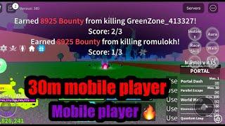 Bounty hunting in mobile | ( cyborg abuse  ) blox fruit bounty hunt in mobile