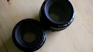 A comparison of the Canon EF 50mm f/1.4 and f/1.8 prime lenses