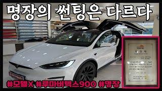 테슬라(TESLA) 모델X(MODELX) 썬팅(TINT) 루마버텍스/두친구영삼이/명장