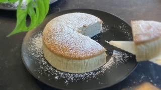 Toasted Sesame Japanese Cheesecake Recipe : Make Fragrant Sesame Japanese Souffle Cheesecake #withme