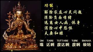 舍好粮  「绿度母心咒 Green Tara Mantra」解除家庭问题，女人病，保身 ，消除负面情绪