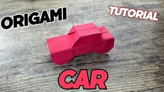 ORIGAMI CAR TUTORIAL STEP BY STEP | DIY PAPER CAR ORIGAMI WORLD FOLDING | CREATE YOUR OWN PAPER CAR