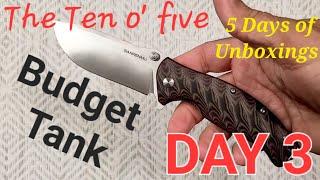 Beast Folding Knife Day 3 of 5 DAYS OF UNBOXINGS! Sanrenmu 1005 Ten O' Five G10/9cr + mod