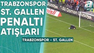 Penaltı Atışları | Trabzonspor 4-5 St. Gallen |  UEFA Konferans Ligi Play-Off Turu Rövanş Maçı