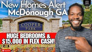 New Homes Alert in McDonough GA! Starting Mid $400K- HUGE BEDROOMS