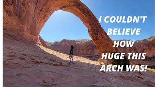 This ARCH was massive - Corona Arch & Bowtie Arch