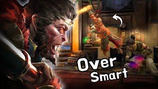 His MONKEY KING gameplay ... Skilled but Egoistic || Battle of Toxicity || Shadow Fight 4 Arena