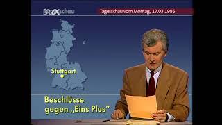 ARD Tagesschau vom 17.03.1986 - Eins Plus