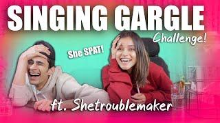 The "Singing Gargle Challenge" ft. Meghna Kaur || Jake Sitlani