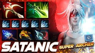 Satanic Drow Ranger Super Archer - Dota 2 Pro Gameplay [Watch & Learn]