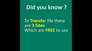 3 Best Free Large File Sharing Websites | File Transfer Websites