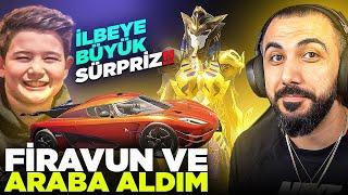 İLBEYE BÜYÜK SÜRPRİZ!!  ALTIN FİRAVUNUNU FULLEYİP KOENİGSEGG ALDIM!! | PUBG MOBILE