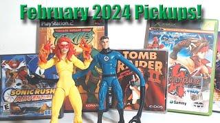 February 2024 Pickups with GreymanX6! - A little Marvel Legends and a LOT of Games!