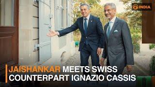 Jaishankar meets Swiss counterpart Ignazio Cassis | DD India