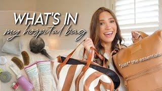 WHAT’S IN MY HOSPITAL BAG | what I packed for labor, delivery, & for baby *just the essentials* 2023