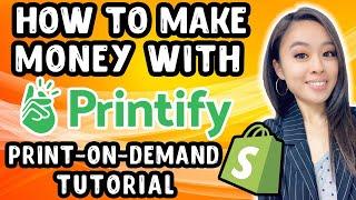 HOW TO MAKE MONEY WITH PRINT ON DEMAND - PRINTIFY CANVAS REVIEW