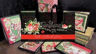 Create Stunning Summer Cards With ‘Sunshine On My Mind’ Kit: Fun Summer Album & Card Kit Tutorial!