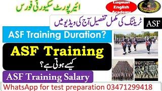 ASF training | Airport security forces salary