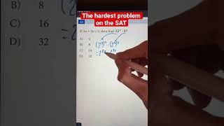 The Hardest Problem on the SAT | Algebra | Math