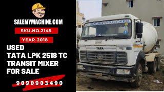 USED TRANSIT MIXER FOR SALE l USED TATA LPK 2518 TC TRANSIT MIXER FOR SALE l SALEMYMACHINE