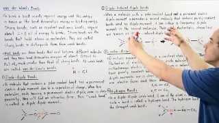 Dipole-Dipole, Dipole-Induced Dipole, London-Dispersion and Hydrogen Bonds