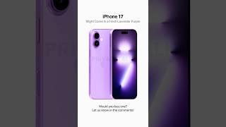 iPhone 17 New Lavender Purple! 
