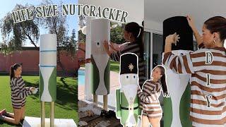 building a LIFE SIZE nutcracker... lol vlogmas day 5