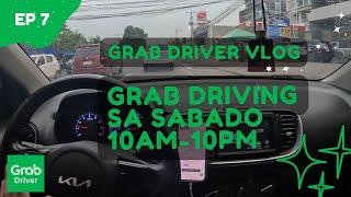 Ep.7 Grab Driving sa Sabado 10AM-10PM Magkano Kikitain? | Kia Soluto #Grab #Driver #vlog