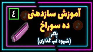 آموزش سازدهنی دیاتونیک ده سوراخ- نحوه لب گذاری روی ساز(پاکر)