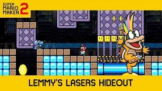 Super Mario Maker 2 - Lemmy's Lasers Hideout (PREVIEW)