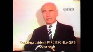 staatsbesuch rudolf kirchschläger BRD 7.september 1982