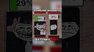 IPHONE 15 PRO MAX VS SAMSUNG Z FOLD 6 BATTERY 🪫 TEST?
