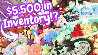 HUGE Market Prepping AGAIN for a MASSIVE Market! I Made Over $5,500 in Inventory! PT 1 Crochet  Vlog