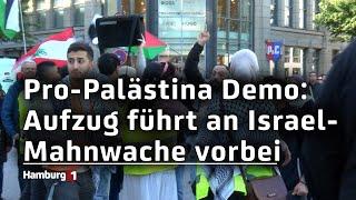 Pro-Palästina-Demo: Aufzug führt an Israel-Mahnwache vorbei