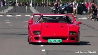 Ferrari F40 - Engine sounds!