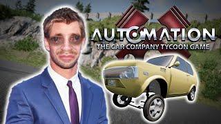 Making GARBAGE Cars in Automation: The Car Company Tycoon Game | Scav Merchant Hub