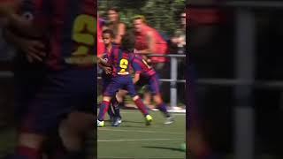 The first of Lamine Yamal with Barça 